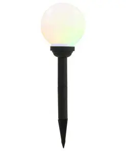 vidaXL Outdoor Solar Lamps 4 pcs LED Spherical 15 cm RGB