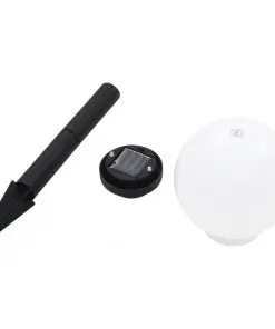 vidaXL Outdoor Solar Lamps 4 pcs LED Spherical 15 cm RGB
