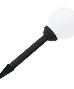 vidaXL Outdoor Solar Lamps 4 pcs LED Spherical 15 cm RGB