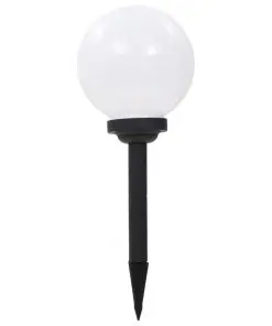 vidaXL Outdoor Solar Lamps 3 pcs LED Spherical 20 cm RGB