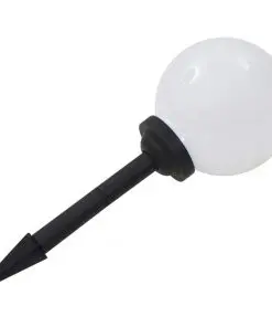 vidaXL Outdoor Solar Lamps 3 pcs LED Spherical 20 cm RGB