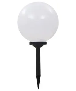 vidaXL Outdoor Solar Lamps 2 pcs LED Spherical 30 cm RGB