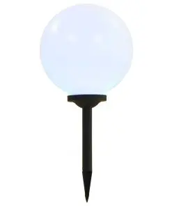 vidaXL Outdoor Solar Lamps 2 pcs LED Spherical 30 cm RGB