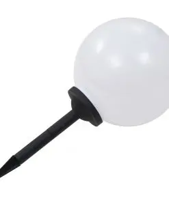 vidaXL Outdoor Solar Lamps 2 pcs LED Spherical 30 cm RGB