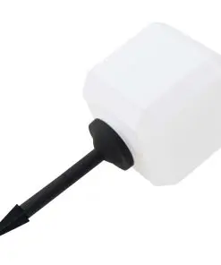 vidaXL Outdoor Solar Lamps 2 pcs LED Cubic 20 cm White