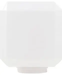 vidaXL Outdoor Solar Lamps 2 pcs LED Cubic 20 cm White