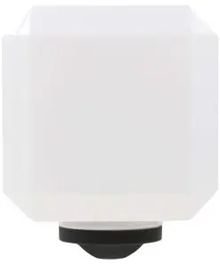 vidaXL Outdoor Solar Lamps 2 pcs LED Cubic 20 cm White