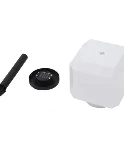 vidaXL Outdoor Solar Lamps 3 pcs LED Cubic 20 cm RGB