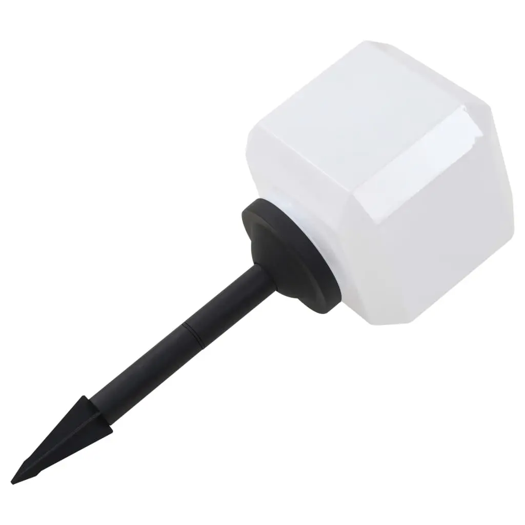 vidaXL Outdoor Solar Lamps 3 pcs LED Cubic 20 cm RGB