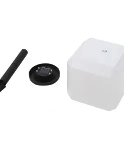 vidaXL Outdoor Solar Lamps 2 pcs LED Cubic 20 cm RGB