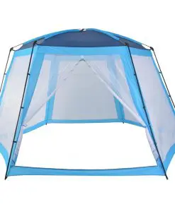vidaXL Pool Tent Fabric 500x433x250 cm Blue