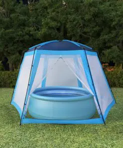 vidaXL Pool Tent Fabric 500x433x250 cm Blue