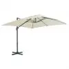 vidaXL Cantilever Umbrella with Aluminium Pole 300×300 cm Sand vidaXL Cantilever Umbrella with Aluminium Pole 300×300 cm Sand
