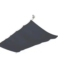 vidaXL Patio Awning Oxford Fabric 140×270 cm Grey