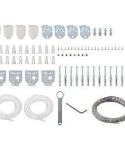 vidaXL 81 Piece Awning Accessory Set