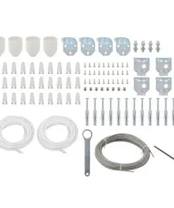 vidaXL 101 Piece Awning Accessory Set
