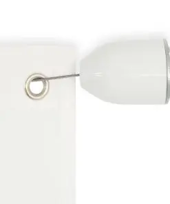 vidaXL Balcony Screen Oxford Fabric 140 x 240 cm White