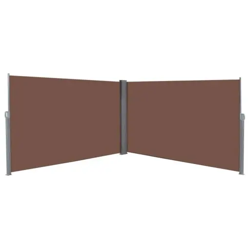 vidaXL Retractable Side Awning 180×600 cm Brown