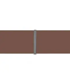 vidaXL Retractable Side Awning 180×600 cm Brown