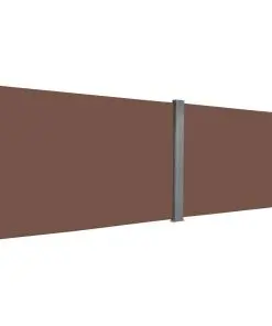 vidaXL Retractable Side Awning 180×600 cm Brown