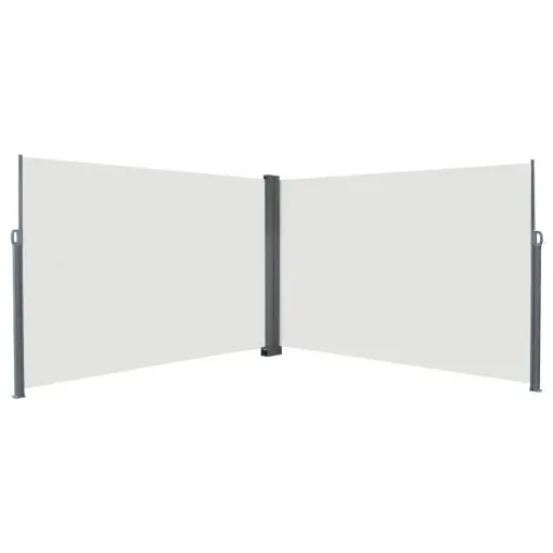 vidaXL Retractable Side Awning 200×600 cm Cream