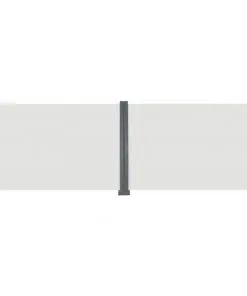 vidaXL Retractable Side Awning 200×600 cm Cream