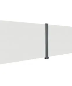vidaXL Retractable Side Awning 200×600 cm Cream