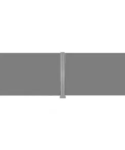 vidaXL Retractable Side Awning 200×600 cm Grey