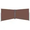 vidaXL Retractable Side Awning 200×600 cm Brown vidaXL Retractable Side Awning 200×600 cm Brown