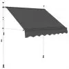 vidaXL Manual Retractable Awning 200 cm Anthracite vidaXL Manual Retractable Awning 200 cm Anthracite