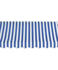 vidaXL Bistro Awning 200×120 cm Blue and White