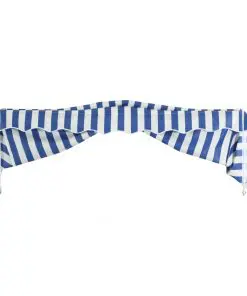 vidaXL Bistro Awning 200×120 cm Blue and White