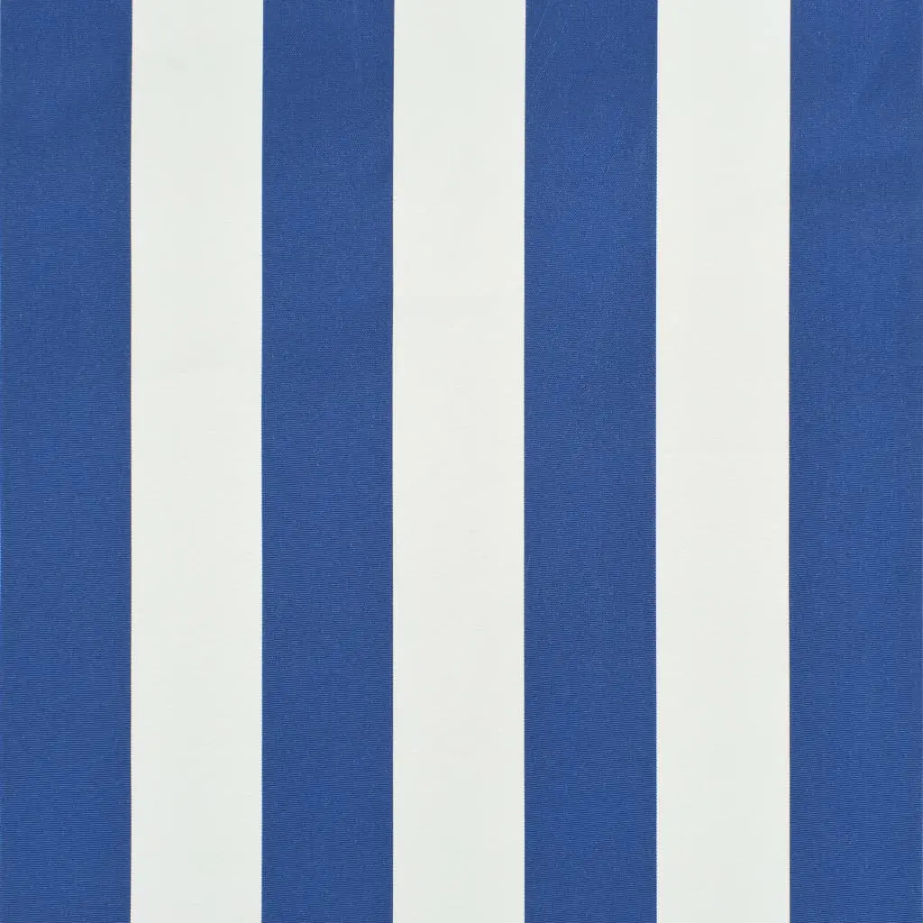 vidaXL Bistro Awning 300×120 cm Blue and White