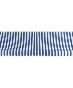 vidaXL Bistro Awning 300×120 cm Blue and White