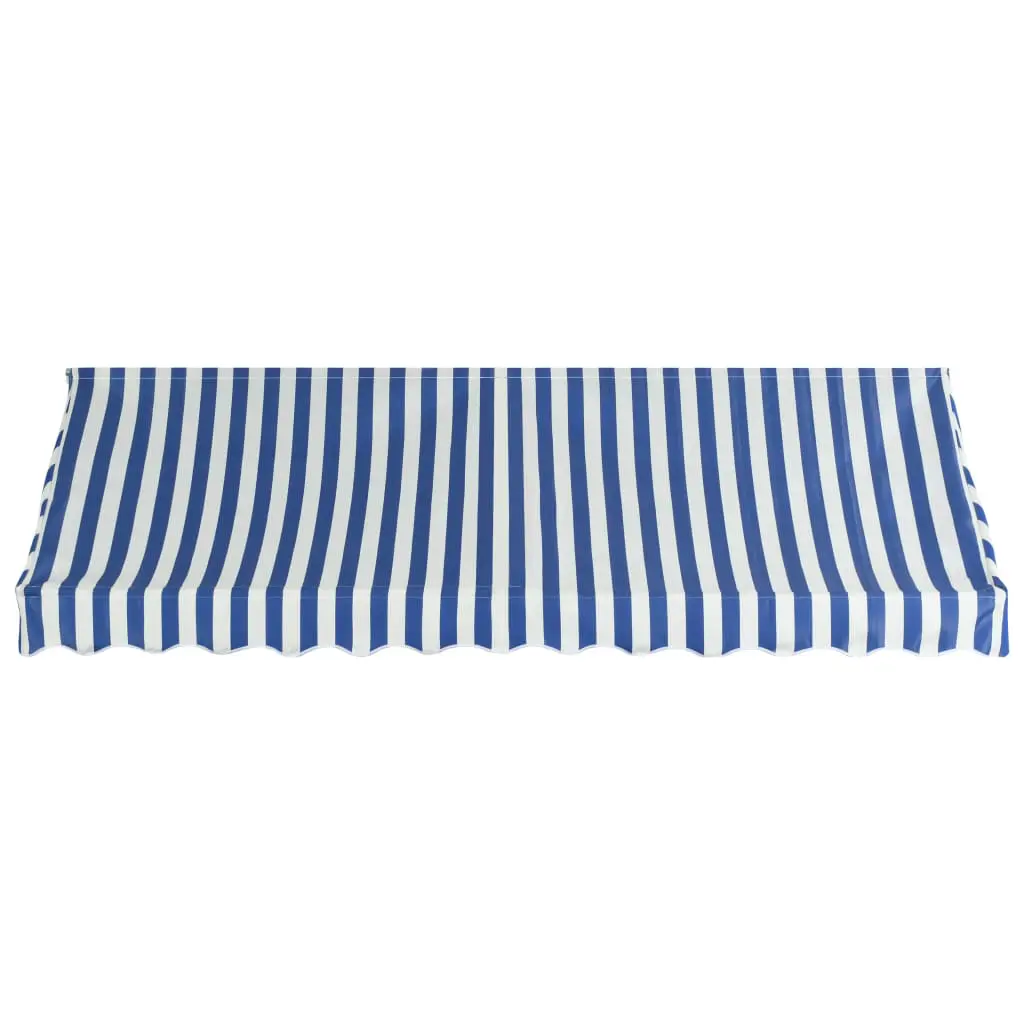 vidaXL Bistro Awning 300×120 cm Blue and White
