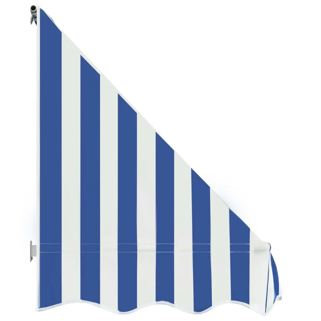 vidaXL Bistro Awning 300×120 cm Blue and White