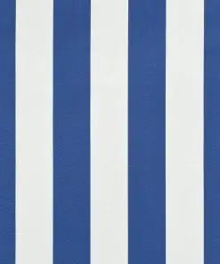 vidaXL Bistro Awning 350×120 cm Blue and White