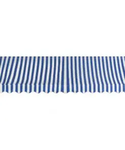 vidaXL Bistro Awning 350×120 cm Blue and White