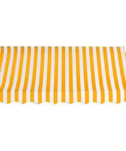 vidaXL Bistro Awning 200×120 cm Orange and White