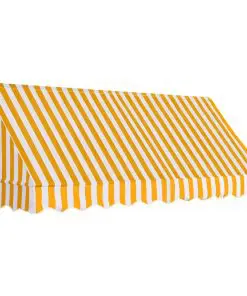vidaXL Bistro Awning 250×120 cm Orange and White