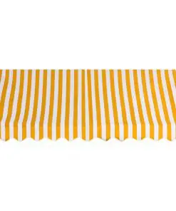 vidaXL Bistro Awning 250×120 cm Orange and White