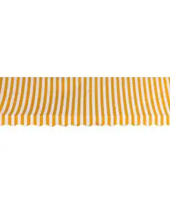 vidaXL Bistro Awning 400×120 cm Orange and White