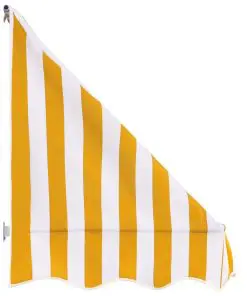 vidaXL Bistro Awning 400×120 cm Orange and White