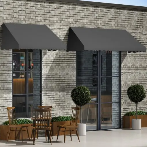 vidaXL Bistro Awning 150×120 cm Anthracite