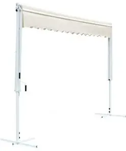 vidaXL Free Standing Awning 4×3 m Cream