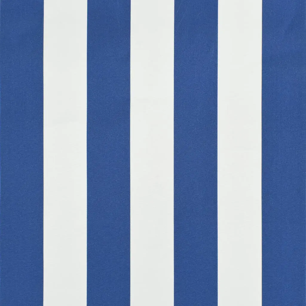 vidaXL Retractable Awning 350×150 cm Blue and White