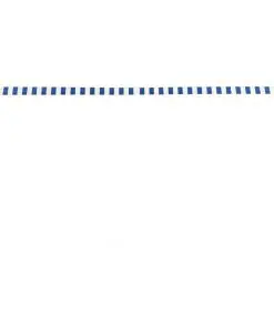 vidaXL Retractable Awning 350×150 cm Blue and White