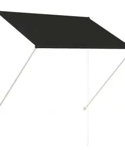 vidaXL Retractable Awning 150×150 cm Anthracite