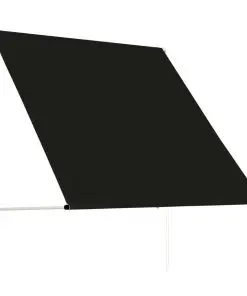 vidaXL Retractable Awning 150×150 cm Anthracite