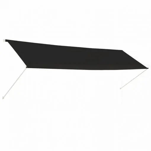 vidaXL Retractable Awning 400×150 cm Anthracite